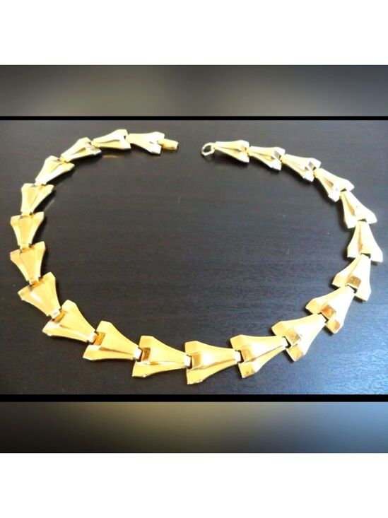 Marino Jewelry - *RARE* VINTAGE SIGNED BY MARINO GOLD TONE 15 1/4" NECKLACE EXCELLENT CONDITION
